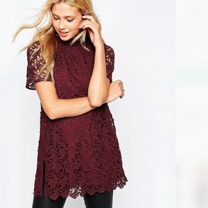 ASOS Lace Tunic, Size 0, NWOT